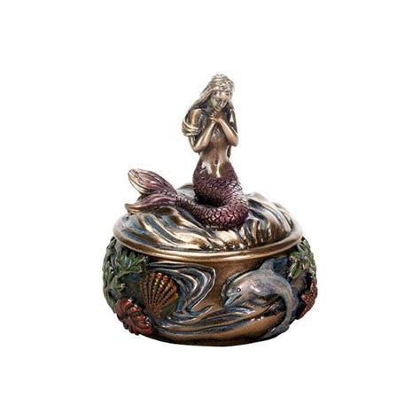 mermaid trinket box